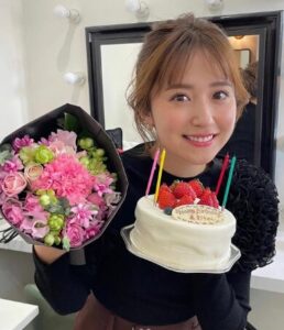 誕生日の衛藤美彩さん